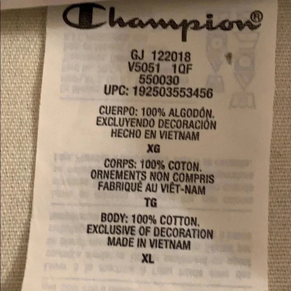 Champion Varsity Jacket Crest Patch Full Zip Men’s Size XL NWT - Picture 11 of 14